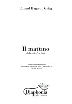 IL MATTINO (E. Grieg) for didactic ensemble of wood and percussion